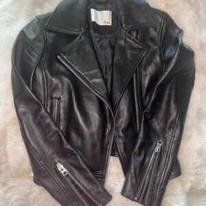 Black Leather Jacket for Women